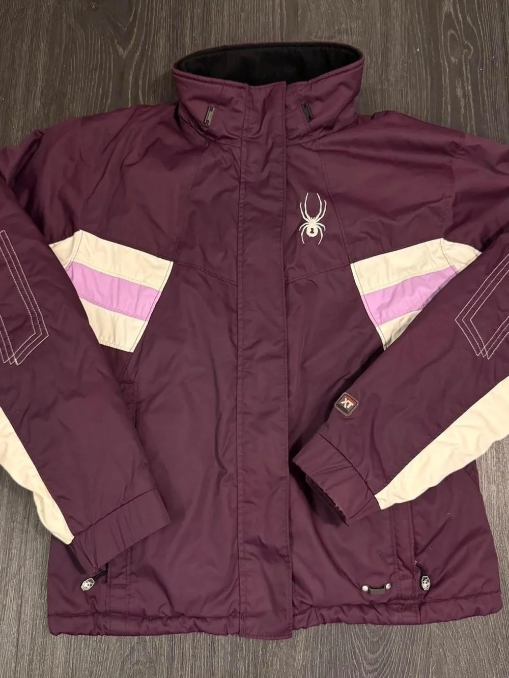 Girls Purple Spyder Snow Winter Coat Jacket Size 16